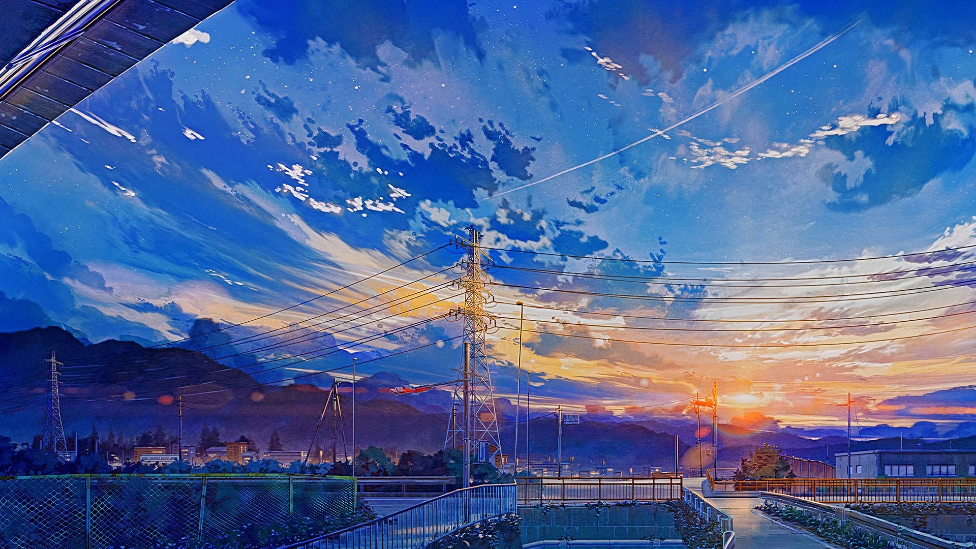 360壁纸 狂人 动漫风景 动漫 动漫插画 手绘