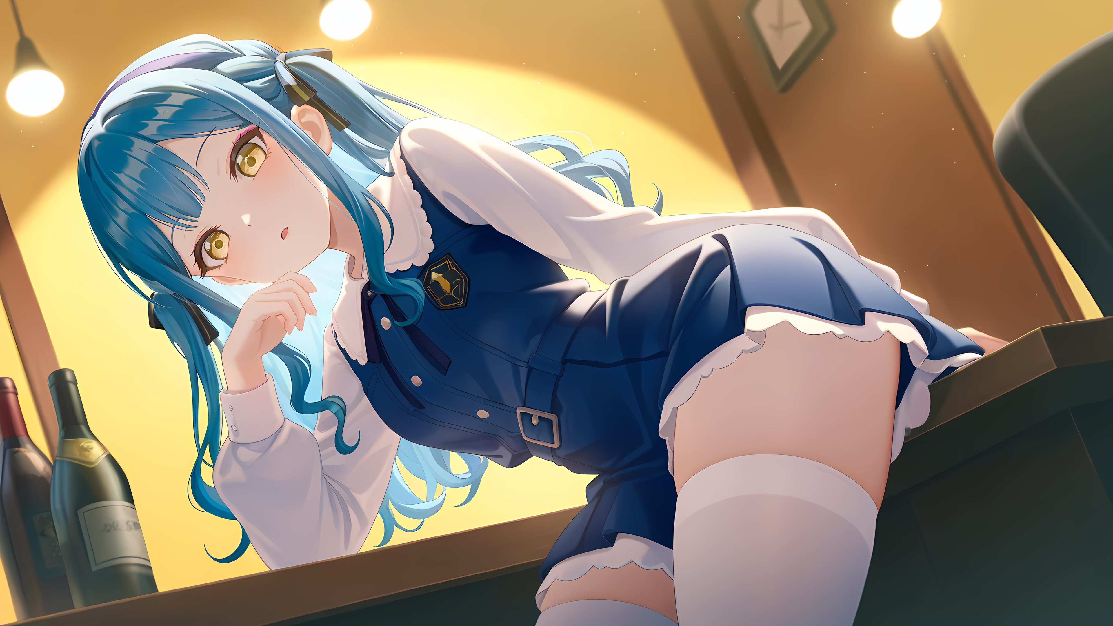 二次元可爱美少女插画壁纸